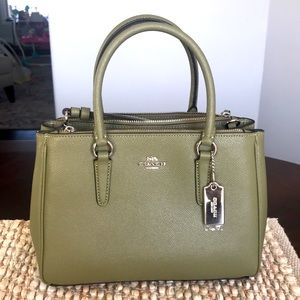 Coach light green bag. Never worn